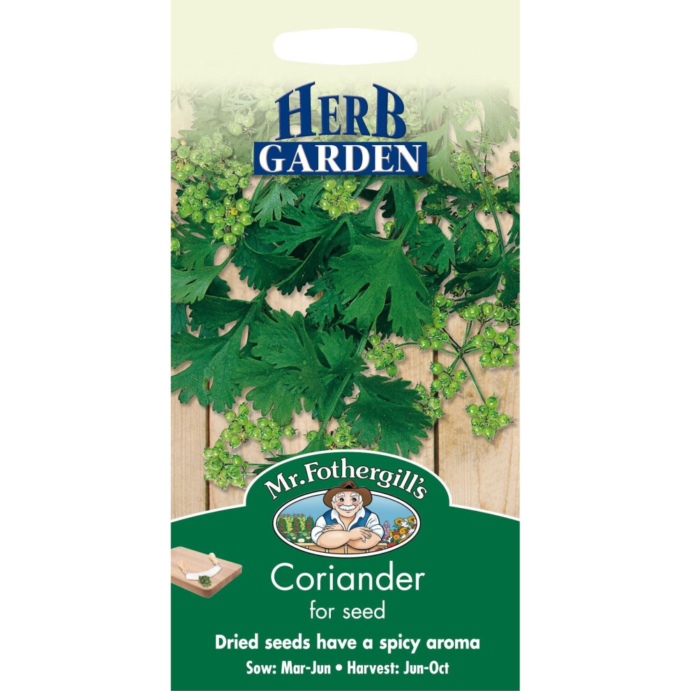 Mr Fothergills - Pictorial Packet - Herb - Coriander - 150 Seeds