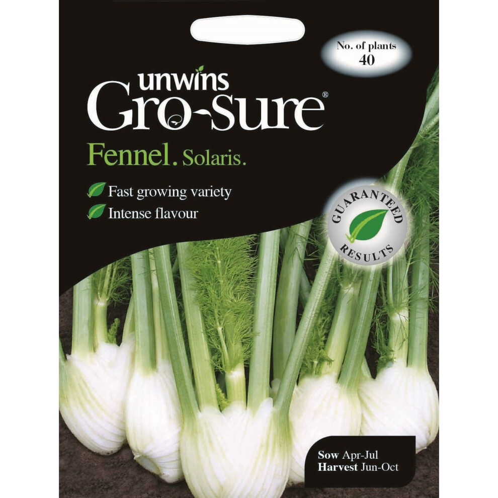 Unwins Pictorial Packet - Fennel Solaris F1 - 40 Seeds