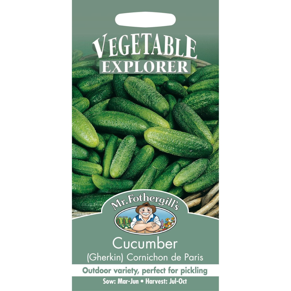 Mr Fothergills Cucumber Seeds Gherkin Cornichon De Paris For Pickling