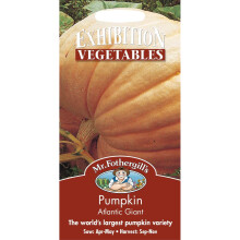 Mr Fothergills - Pictorial Packet - Vegetable - Pumpkin Atlantic Giant - 10 Seeds