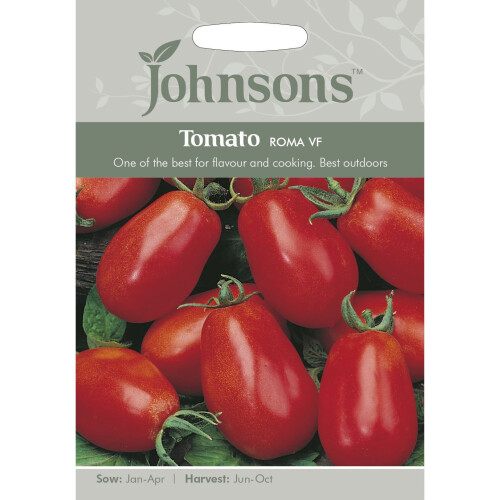 Johnsons Seeds - Pictorial Pack - Vegetable - Tomato Roma VF - 75 Seeds ...