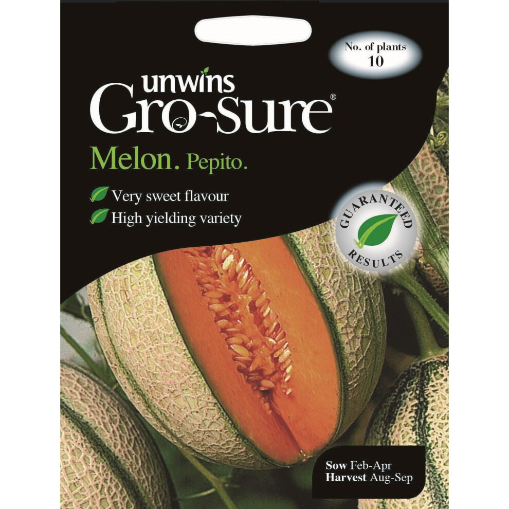 Unwins Pictorial Packet - Melon Pepito F1 - 10 Seeds