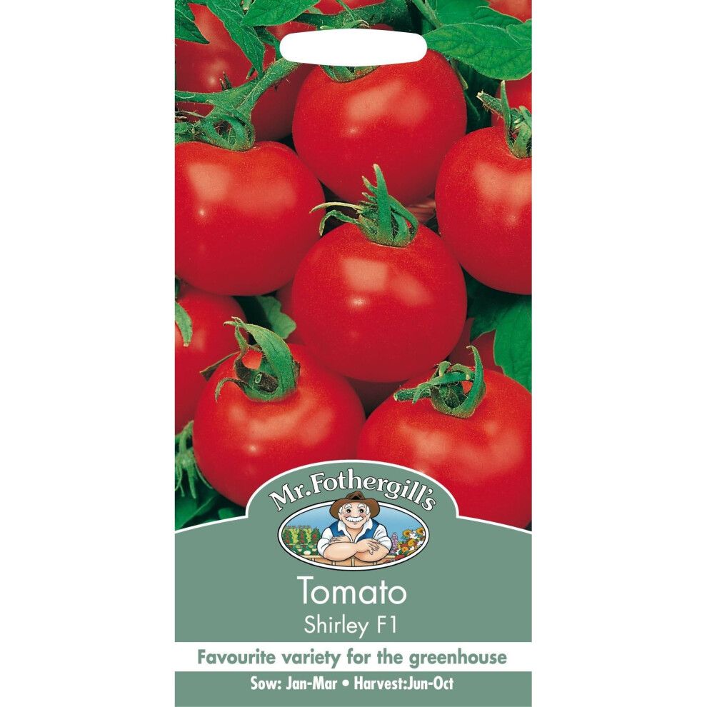 Mr Fothergill's - Pictorial Packet - Vegetable - Tomato Shirley F1 - 8 Seeds