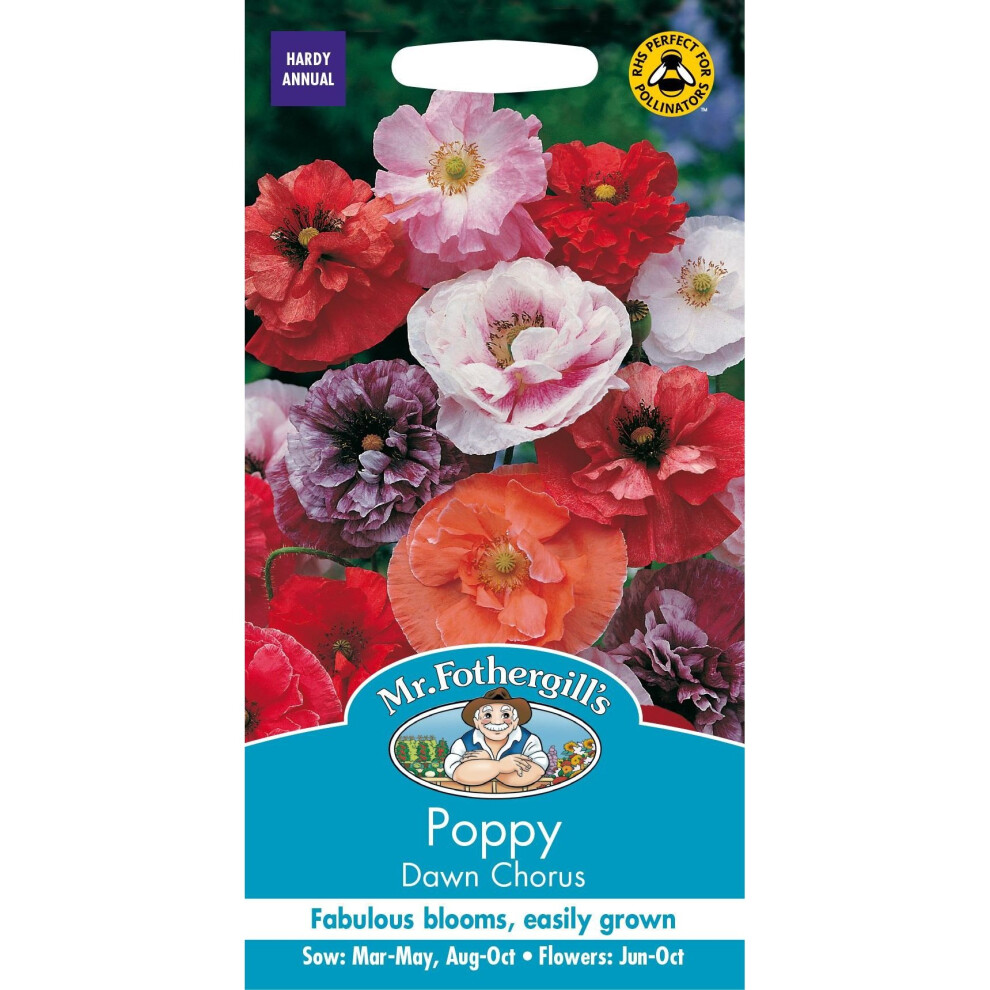 Mr Fothergill's - Pictorial Packet - Flower - Poppy Dawn Chorus - 500 Seeds