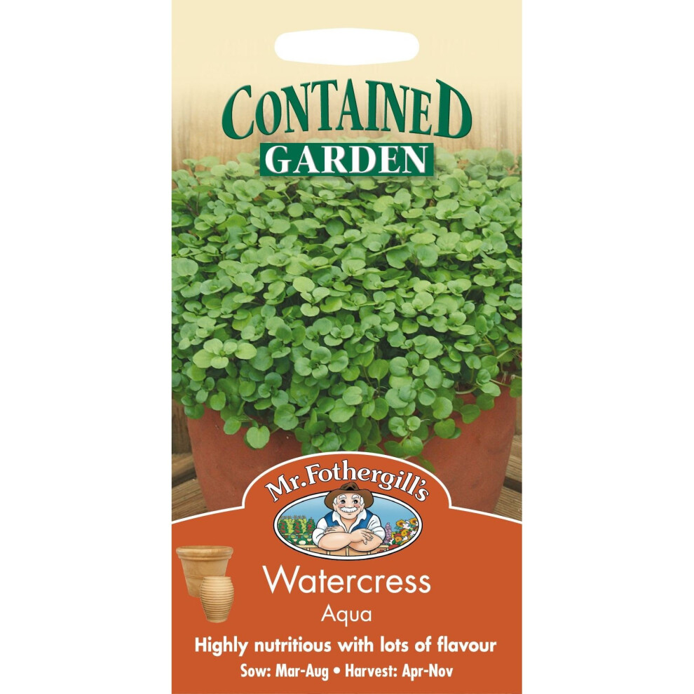 Mr Fothergill's - Pictorial Packet - Herb - Watercress Aqua - 1000 Seeds
