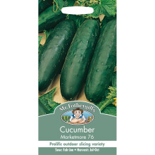 Mr Fothergills - Pictorial Packet - Vegetable - Cucumber Marketmore 76 - 25 Seeds