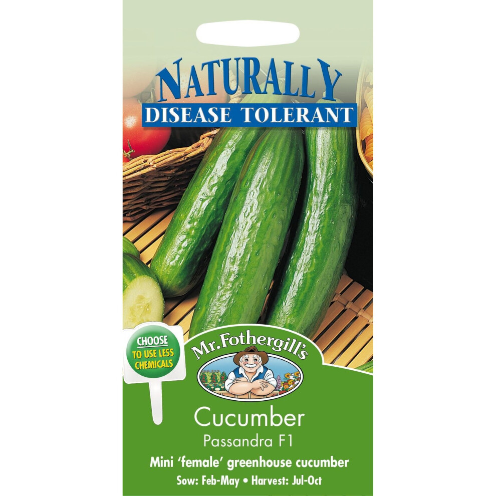 Mr Fothergills - Pictorial Packet - Vegetable - Cucumber Passandra F1 - 5 Seeds