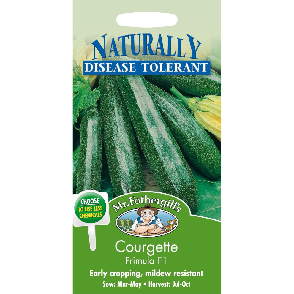 Mr Fothergill's - Pictorial Packet - Vegetable - Courgette Primula F1 - 10 Seeds