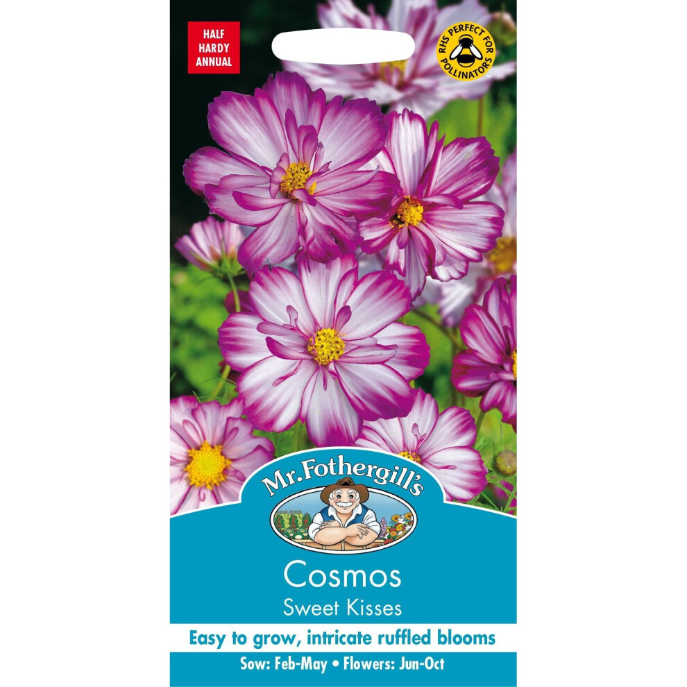 Mr Fothergill's - Pictorial Packet - Flower - Cosmos Sweet Kisses - 30 Seeds