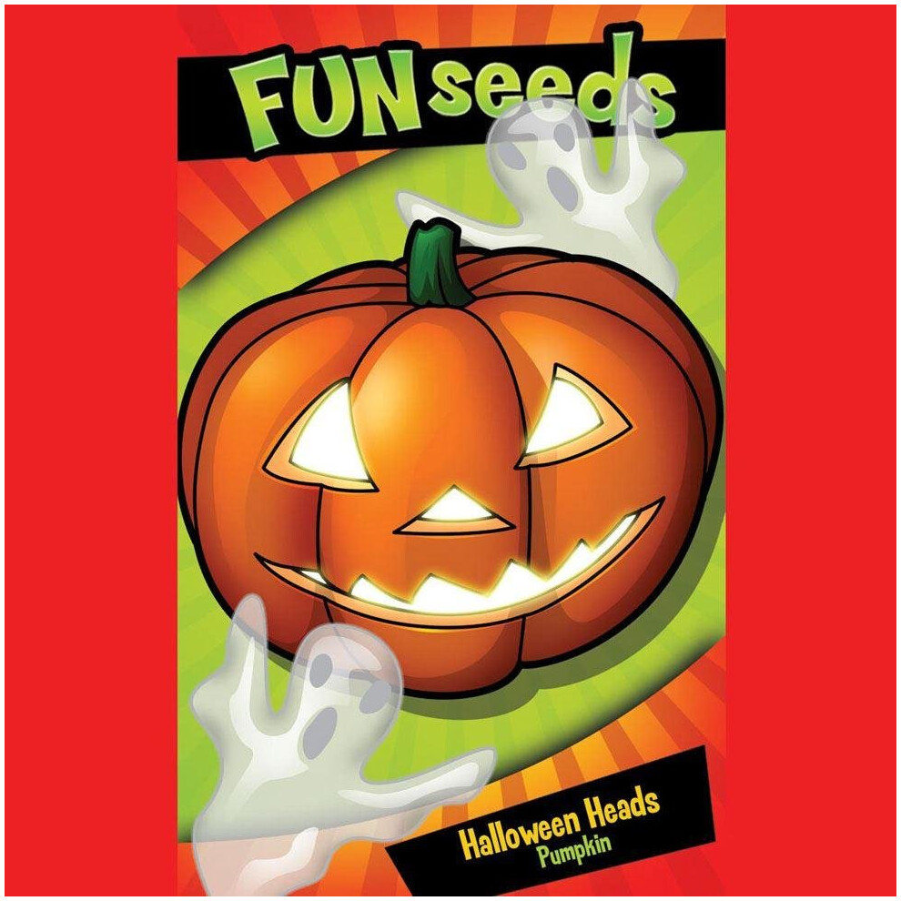 Mr Fothergill's - Pictorial Packet - Fun With Seeds - Halloween Heads - 10 Seeds