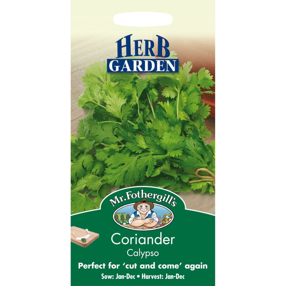 Mr Fothergill's - Pictorial Packet - Herb - Coriander Calypso - 150 Seeds