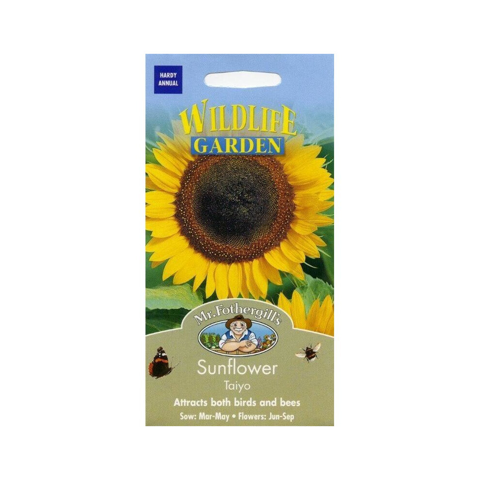 Mr Fothergill's - Pictorial Packet - Flower - Sunflower Taiyo - 50 Seeds