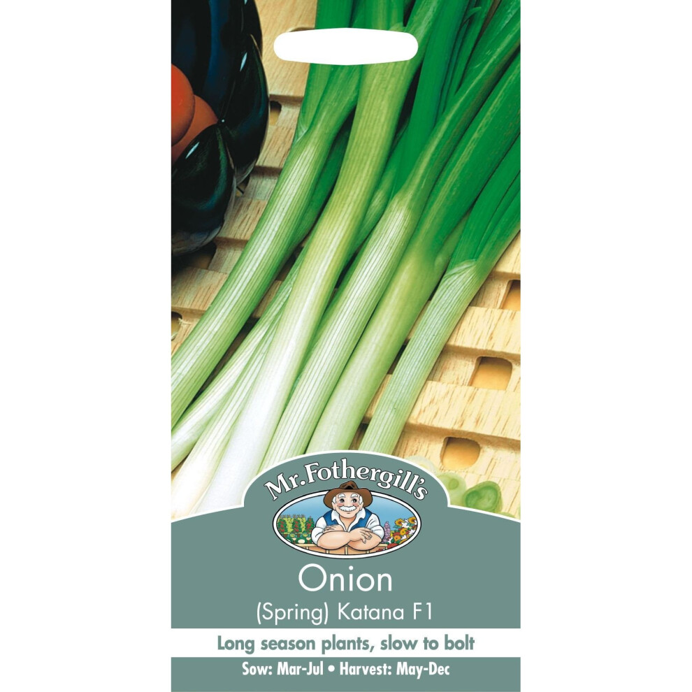 Mr Fothergill's - Pictorial Packet - Vegetable - Spring Onion Katana F1 - 250 Seeds