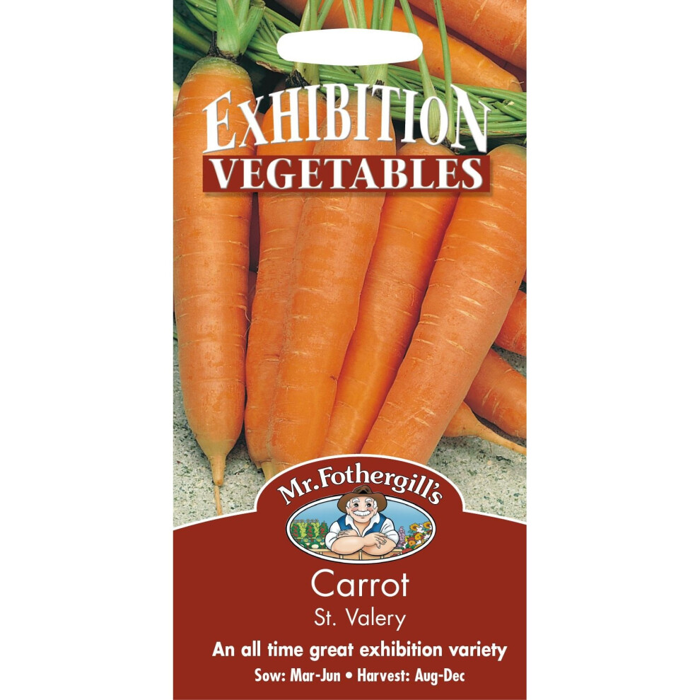 Mr Fothergill's - Pictorial Packet - Vegetable - Carrot St Valery - 750 Seeds