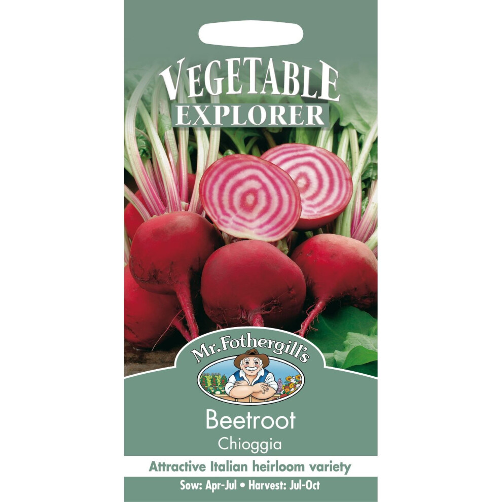 Mr Fothergills - Pictorial Packet - Vegetable - Beetroot Chioggia - 250 Seed