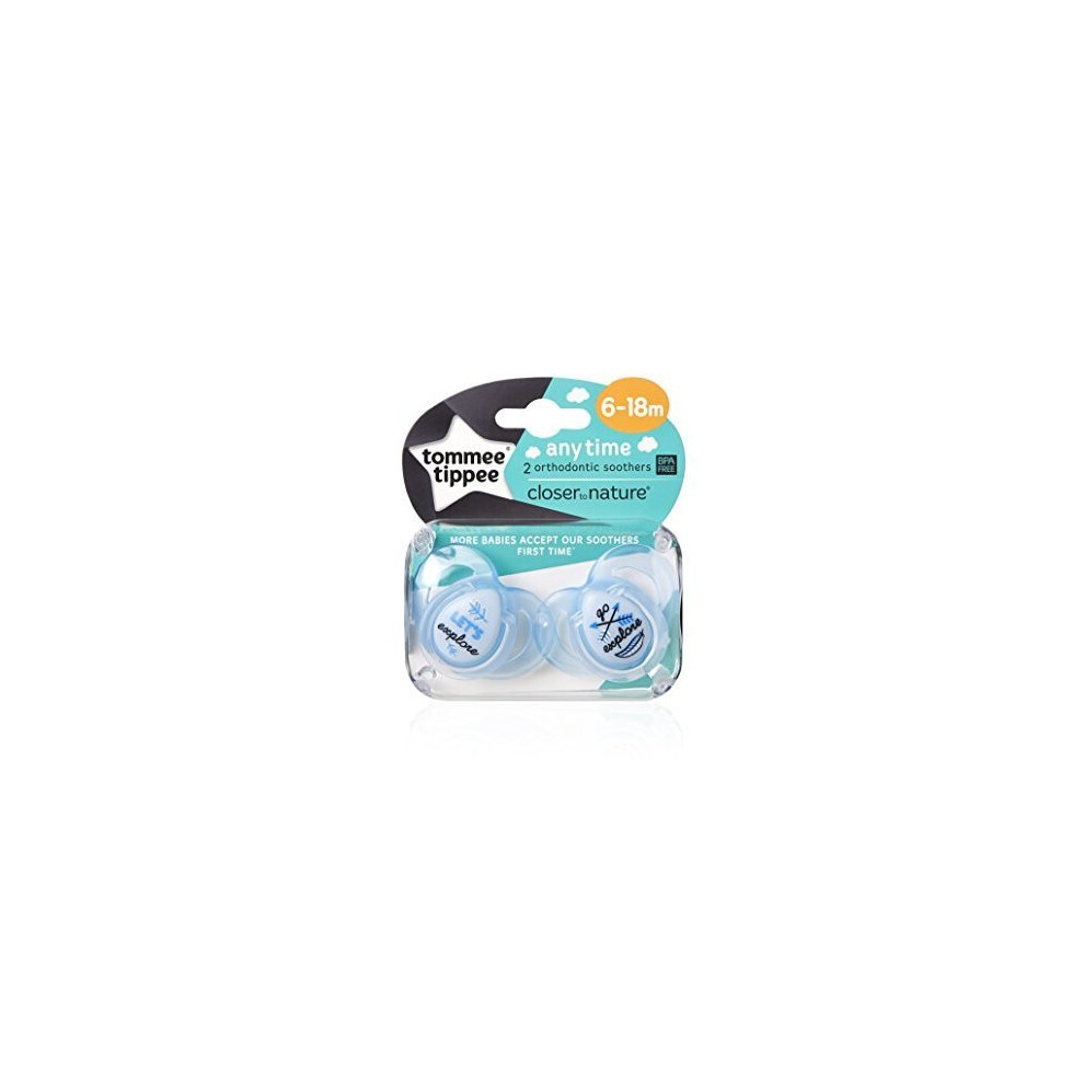 Anytime Girl Soothers 6-18M Tommee Tippee