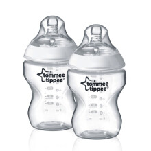 Tommee Tippee Baby Bottles 260ml Breast-Like Teat Anti-colic Pack of 2
