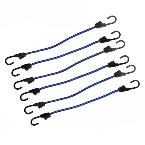 Silverline 400mm Pack Of 6 Bungee Cords