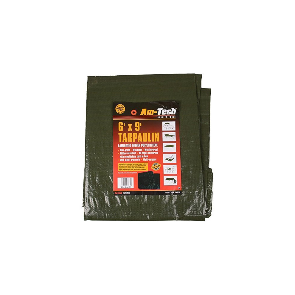 6' x 9' Tarpaulin - Green