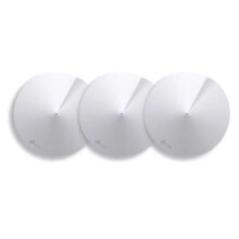 TP-LINK (DECO M5) Whole-Home Mesh Wi-Fi System, 3 Pack, Dual Band AC1300, USB Type-C, 2 x LAN on each Unit - Refurbished