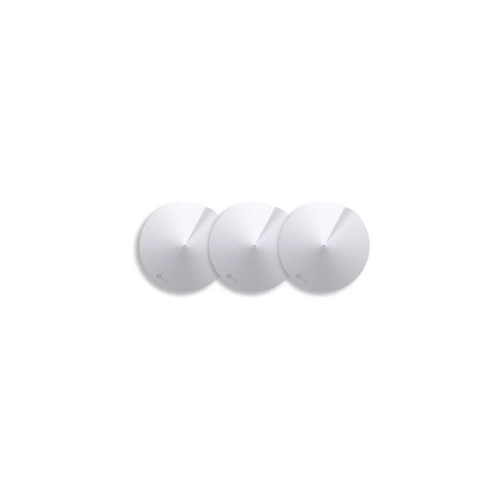 TP-LINK (DECO M5) Whole-Home Mesh Wi-Fi System, 3 Pack, Dual Band AC1300, USB Type-C, 2 x LAN on each Unit