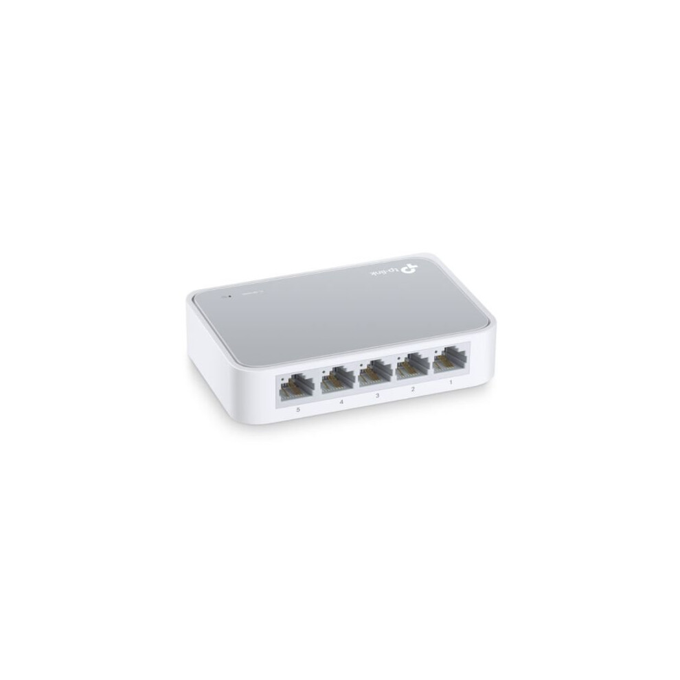 TP-LINK (TL-SF1005D V14) 5-Port 10/100Mbps Unmanaged Desktop Switch, Plastic Case