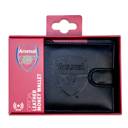 Arsenal Rfid Embossed Leather Wallet