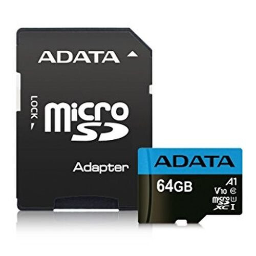 ADATA ADATA 64GB Premier Micro SDXC Card with SD Adapter, UHS-I Class 10 with A1 App Performance