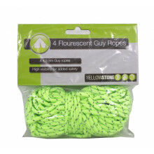 4 Piece Fluorescent Guy Ropes