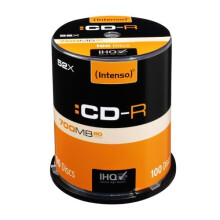 100 CD-R INTENSO - 700 Mo (80 min) 52x - Spindle