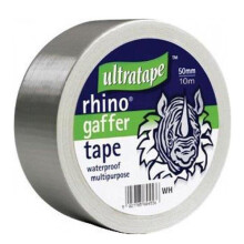 Ultratape 50mm X 10m Rhino Gaffer Cloth Tapes - Silver