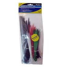 Bluespot 120 Pce Assorted Mixed Colour Cable Ties
