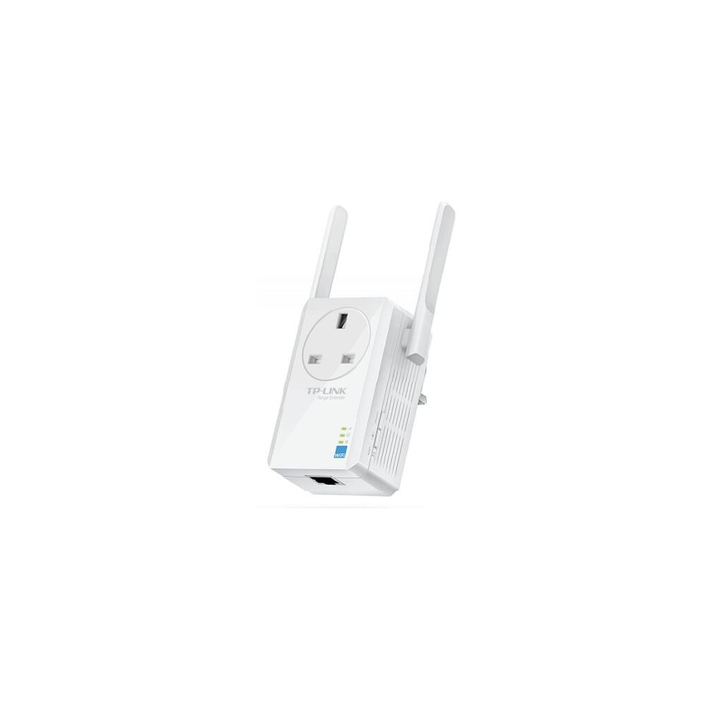 TP-LINK (TL-WA860RE) 300Mbps Wall-Plug Wifi Range Extender, AC Passthrough, 1 LAN