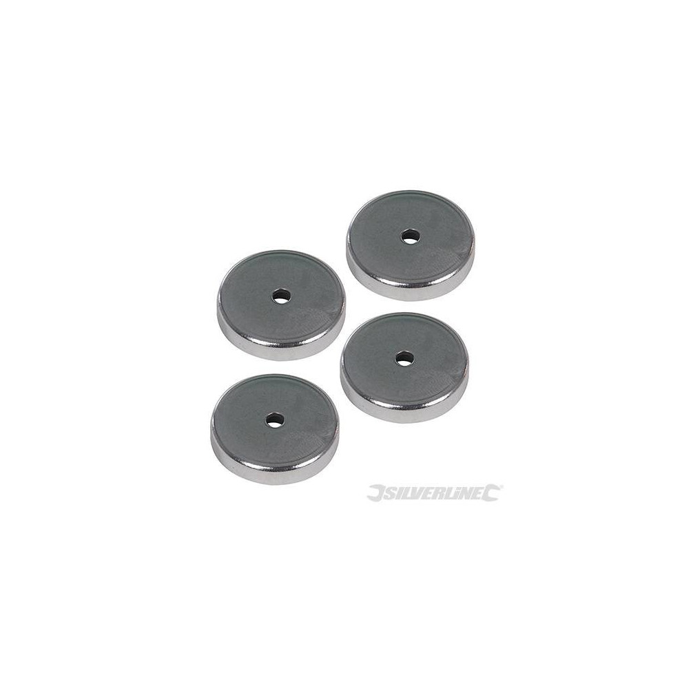 Silverline Ferrite Magnet 4pk 7.2kg Capacity