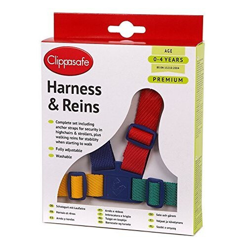 Clippasafe Clippasafe Easy Wash Harness Multi Colour
