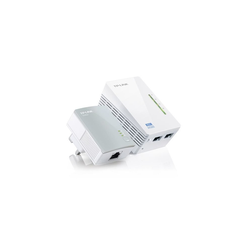 TP-LINK (TL-WPA4220KIT) 300Mbps AV600 Wireless N Powerline Adapter Kit