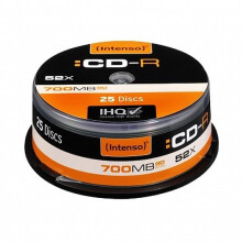 INTENSO - 1001124 - CD-R 700 MB (80 min) 24x - Eje