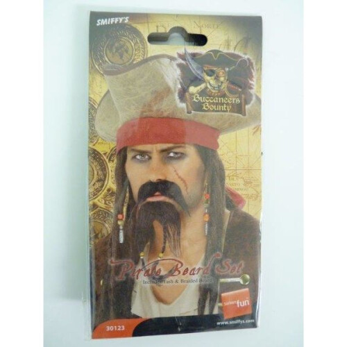 Smiffy's Adult's Fancy Dress Pirate Beard