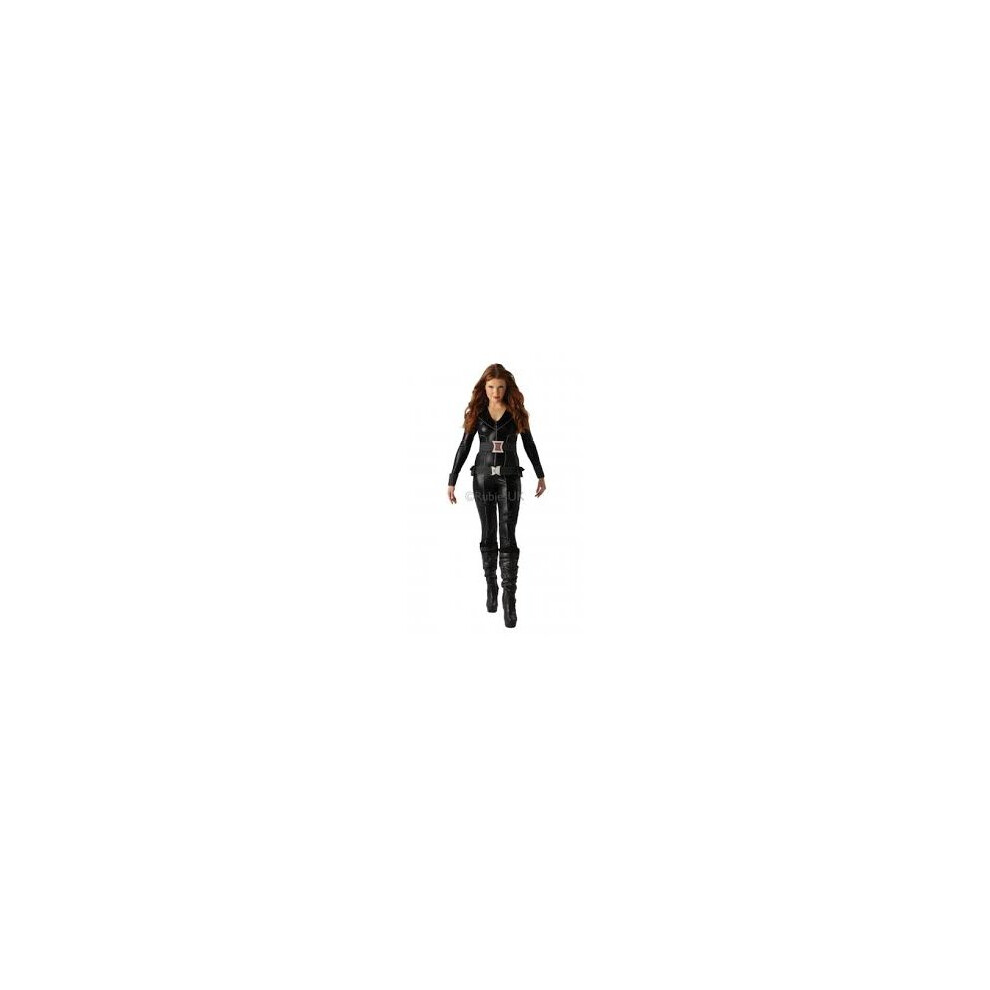 Uk 8-10 Ladies Black Widow Costume