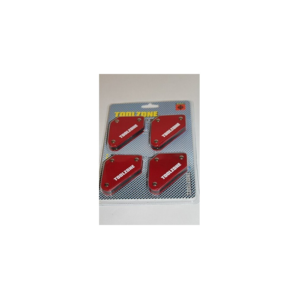 4Pc Mini Magnetic Welding Weld Holder - 45. 90 & 135 Degrees 10Lb Total Weight 5055143919714