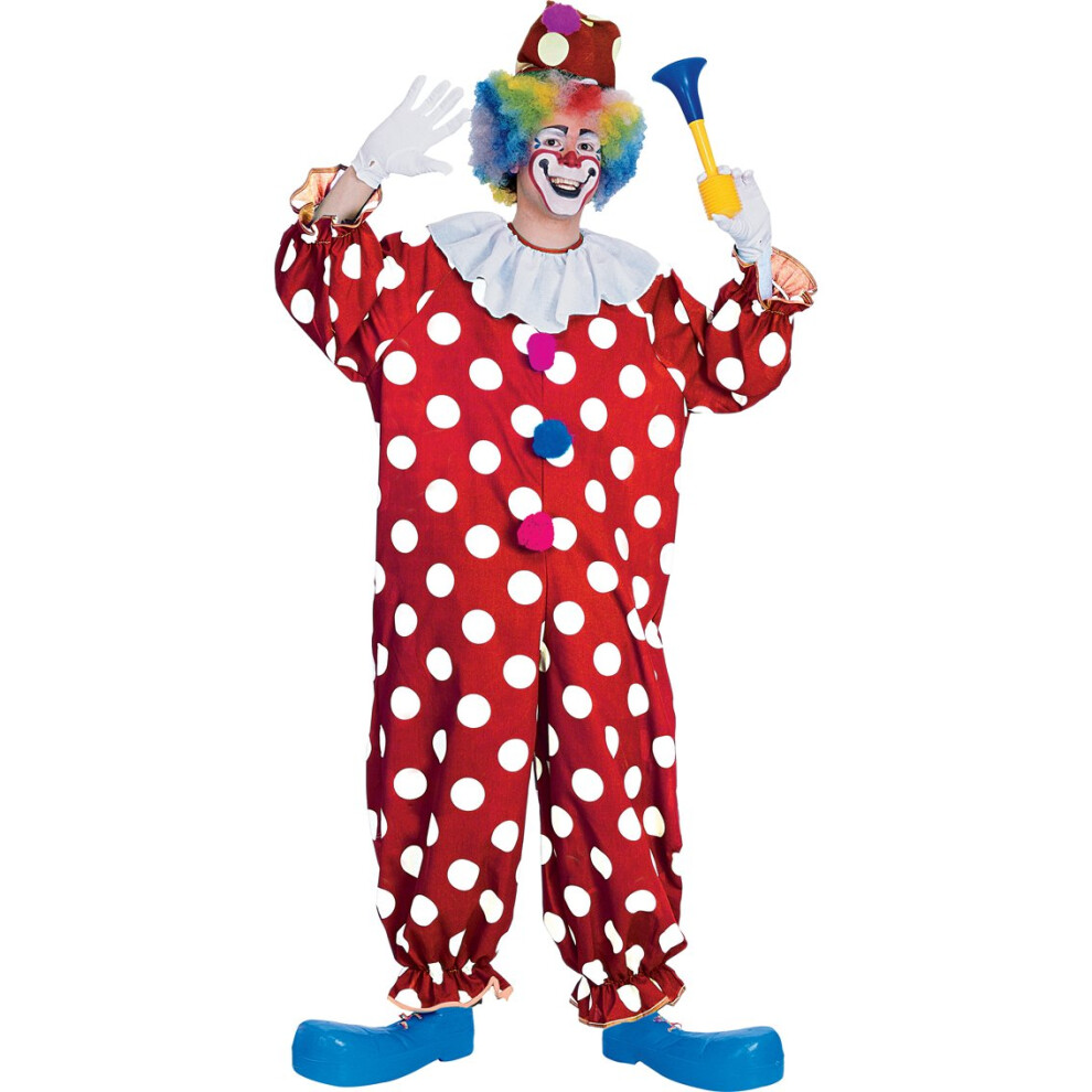 Standard Size Men's Dotted Clown Costume