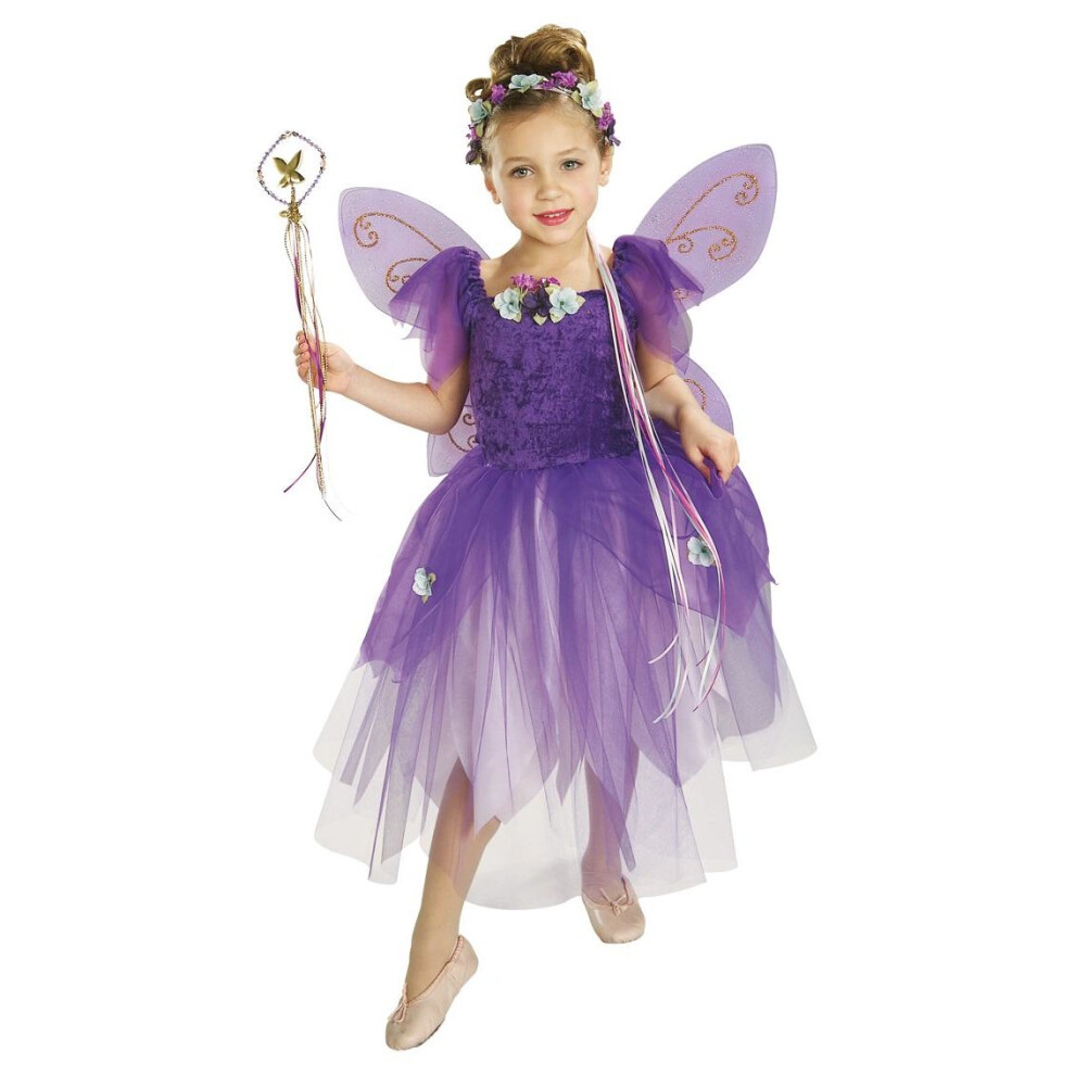 5-7 Years Girls Plum Pixie Costume