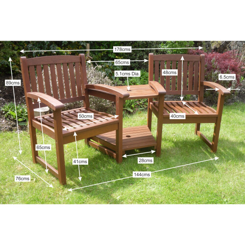 Corner love seat deals garden