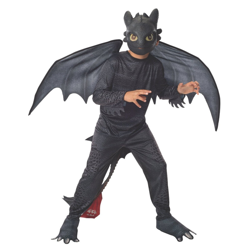 Small Childrens How To Train Your Dragon 2 Toothless Night Fury Costume