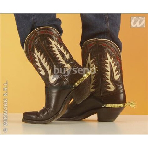 Gold Spurs Cowboy Accessory