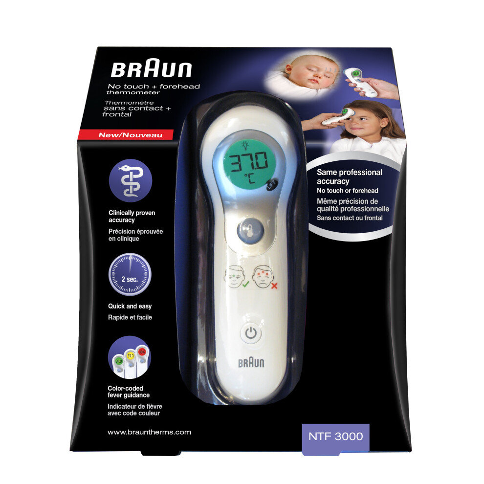 Braun No Touch & Forehead Thermometer | Touch Free Baby Thermometer