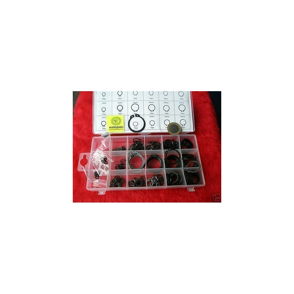 Toolzone 300Pc 3-32Mm Small External Circlips 5055143910117