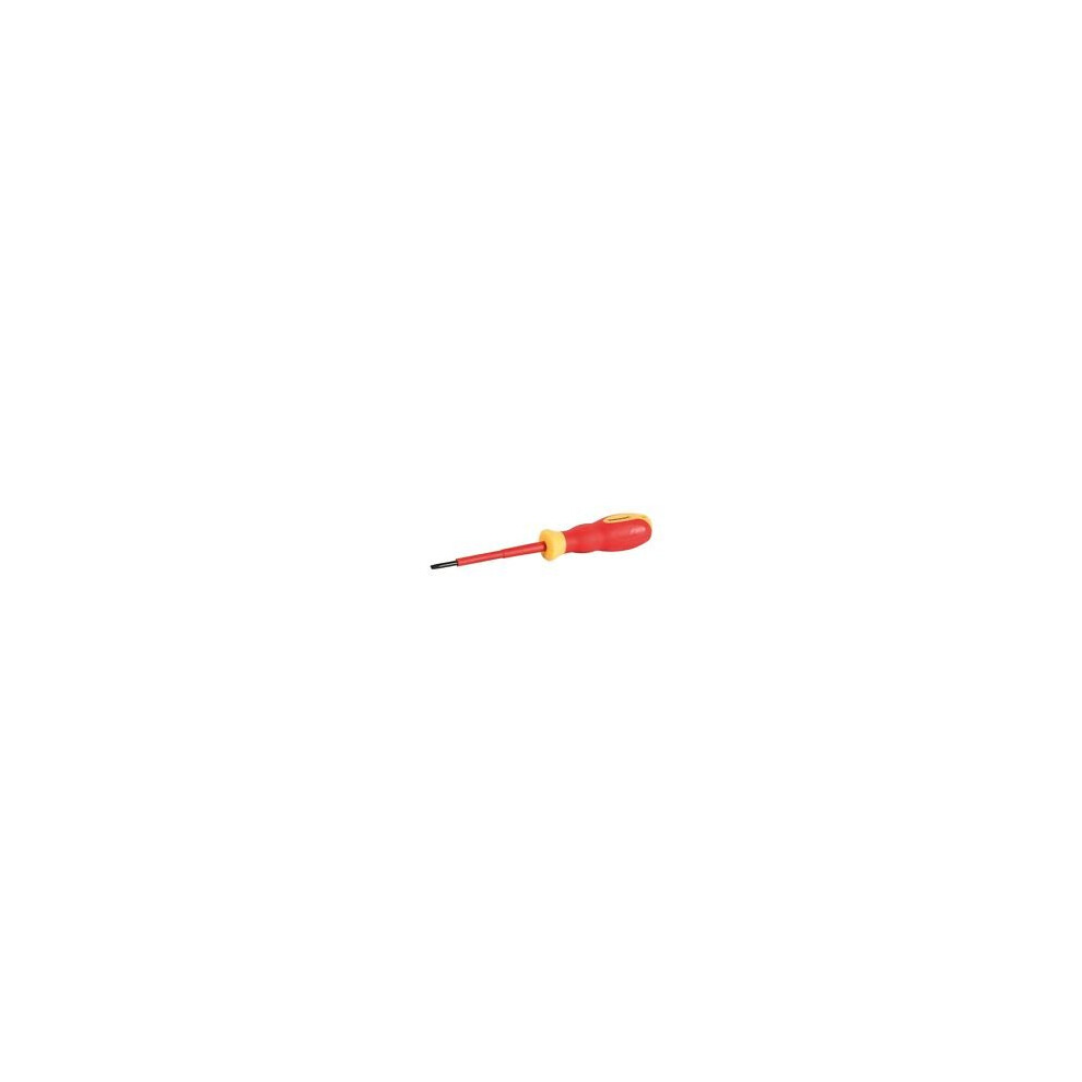 Silverline Vde Soft-grip Electricians Screwdriver Slotted 0.8 x 4 x 100mm
