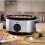 Swan Swan Silver Stainless Steel Slow Cooker 6.5L 2