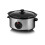 Swan Swan Silver Stainless Steel Slow Cooker 6.5L 1